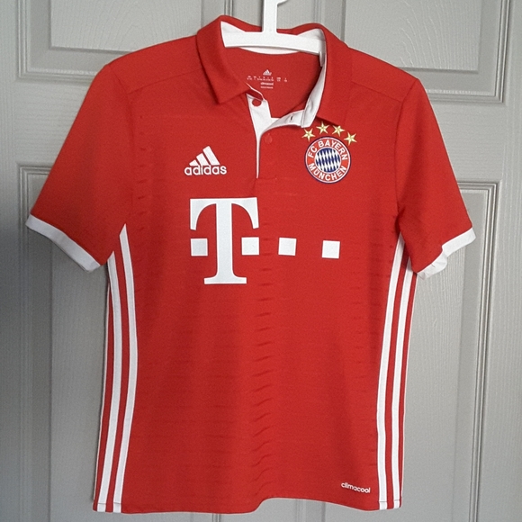 Adidas Youth Soccer Bayern Munchen Jersey, X-Large - Picture 6 of 10